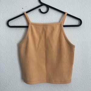 Simple Orange Crop Top